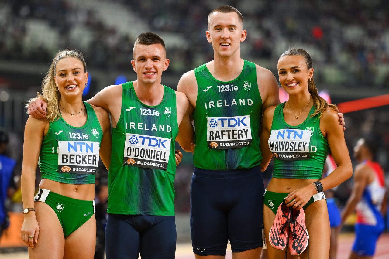 Sophie Becker shines with Ireland mixed relay team in Budapest